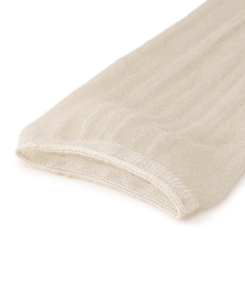 UNTITLED（アンタイトル）の「◆シアーラメソックス（ソックス/靴下・レディース・ライトベージュ/ブラック/ブロンズ・99）」の8枚目の写真