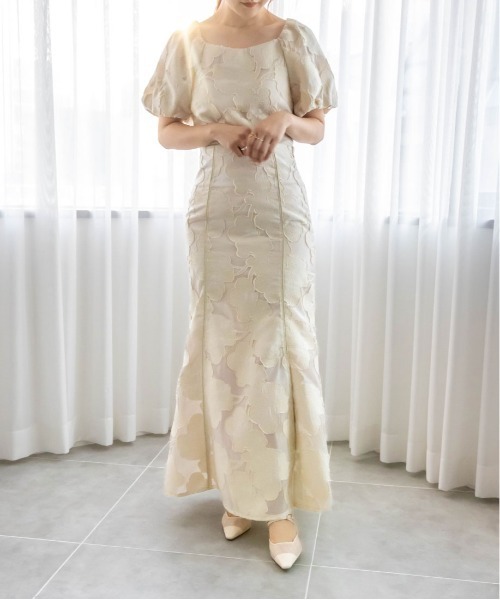 RANDA（ランダ）の「フラワージャガードナロースカート（スカート・レディース・ブルー/ピンク/イエロー・0/1）」の11枚目の写真