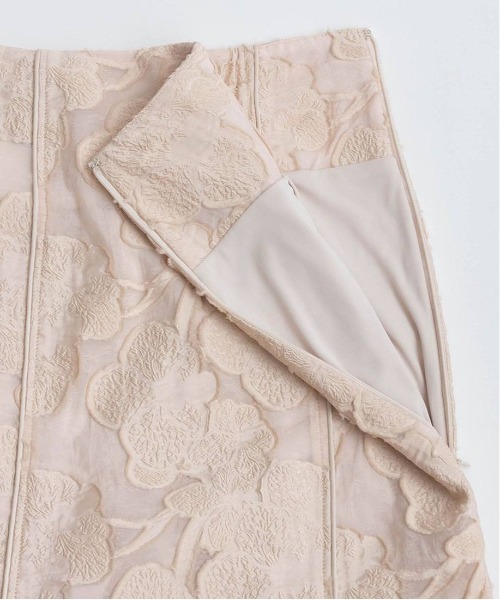 RANDA（ランダ）の「フラワージャガードナロースカート（スカート・レディース・ブルー/ピンク/イエロー・0/1）」の21枚目の写真