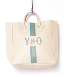 ヤングアンドオルセン A4可 シボ革 ハンドバッグ トートバッグ ホワイト系 YOUNG&OLSEN The DRYGOODS STORE トートバッグ YOUNG ＆ OLSEN