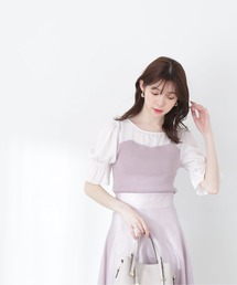 PROPORTION BODY DRESSING | ビスチェドッキングニット / 1213170412(ニット/セーター)