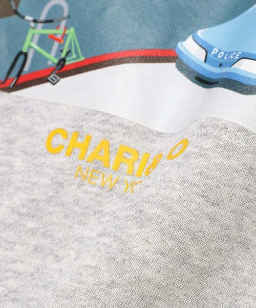 CHARI&CO(チャリアンドコー)の「CHARI&CO x TIM DAILY LIFE IN NY / CREWNECK SWEATS(スウェット・メンズ・グレー・XL/M/L)」の9枚目の写真