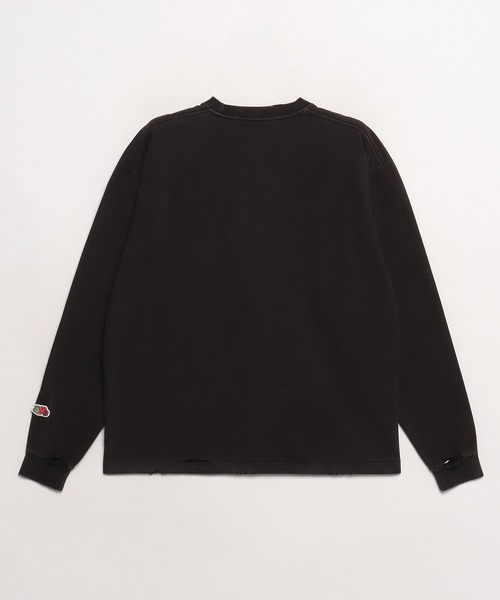 FRUIT OF THE LOOM（フルーツオブザルーム）の「【FRUIT OF THE LOOM】BLACK PRINT L/S TEE/ロンT（Tシャツ/カットソー・メンズ・C/A/B・M/L/XL）」の13枚目の写真