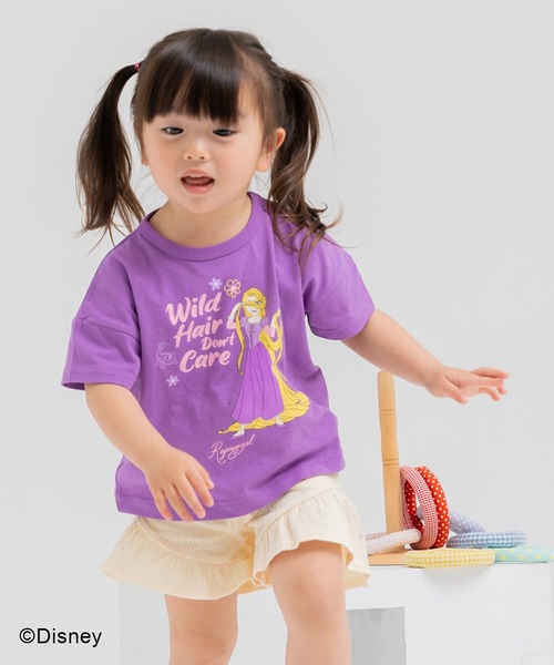 JAM & LINK(ジャムアンドリンク)の「〈ディズニー〉プリンセス/半袖Tシャツ(Tシャツ/カットソー・キッズ・パープル/ターコイズブルー・80cm/90cm/100cm/110cm/120cm/130cm/140cm)」の10枚目の写真