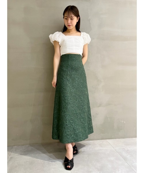 SNIDEL（スナイデル）の「ジャガードスカート（スカート）」 - WEAR
