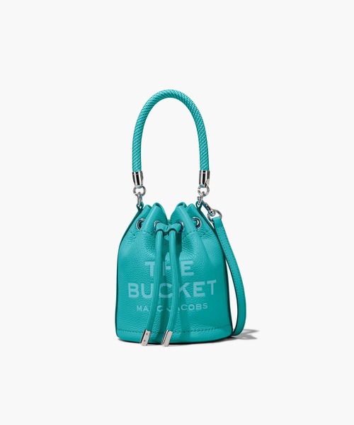MARC JACOBS（マークジェイコブス）の「THE LEATHER MINI BUCKET BAG/ザ レザー ミニ バケット バッグ ショルダー（ショルダーバッグ・レディース・ブラウン/レッド/ブルー・ONE SIZE）」の3枚目の写真