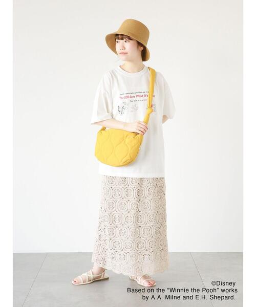 ehka sopo（エヘカソポ）の「【Disney】くまのプーさん/キルティングバッグ（ハンドバッグ・レディース・マスタード/キナリ・ﾌﾘ-）」の17枚目の写真