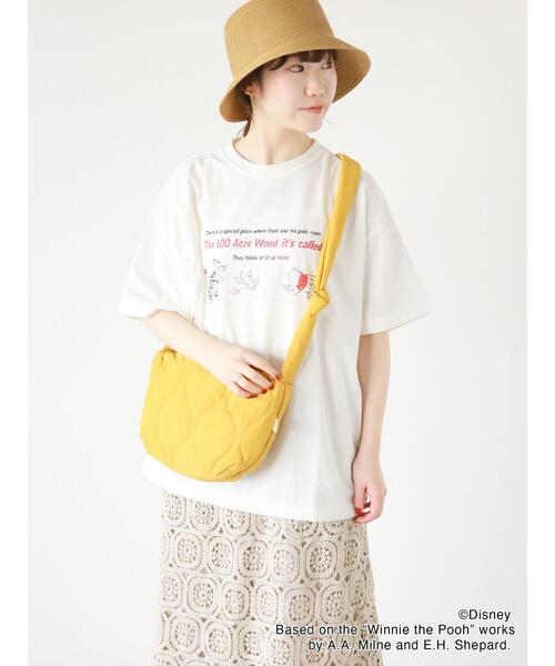 ehka sopo（エヘカソポ）の「【Disney】くまのプーさん/キルティングバッグ（ハンドバッグ・レディース・マスタード/キナリ・ﾌﾘ-）」の18枚目の写真