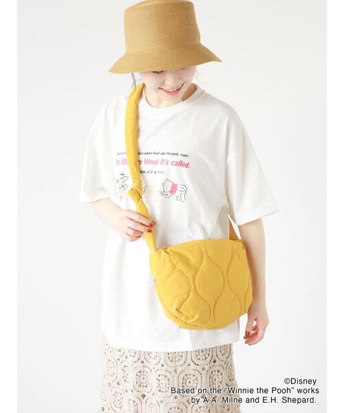 ehka sopo（エヘカソポ）の「【Disney】くまのプーさん/キルティングバッグ（ハンドバッグ・レディース・マスタード/キナリ・ﾌﾘ-）」の20枚目の写真