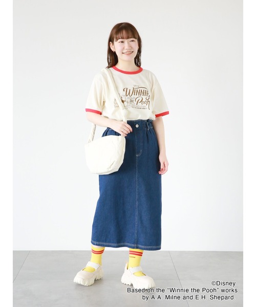 ehka sopo（エヘカソポ）の「【Disney】くまのプーさん/キルティングバッグ（ハンドバッグ・レディース・マスタード/キナリ・ﾌﾘ-）」の12枚目の写真