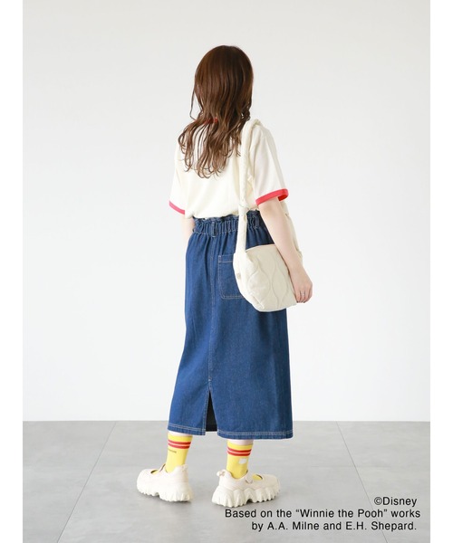 ehka sopo（エヘカソポ）の「【Disney】くまのプーさん/キルティングバッグ（ハンドバッグ・レディース・マスタード/キナリ・ﾌﾘ-）」の3枚目の写真