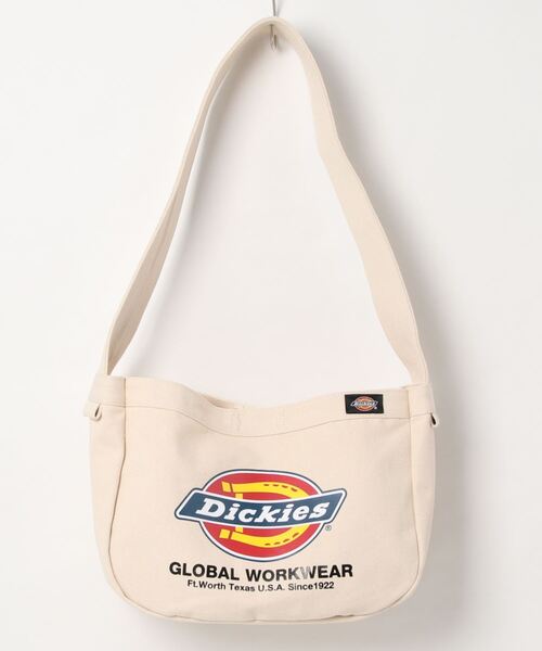 Dickies(ディッキーズ)の「【DICKIES】 NEWSPAPER BAG(ショルダーバッグ・レディース・ホワイト/オフホワイト/アイボリー・FREE)」の2枚目の写真