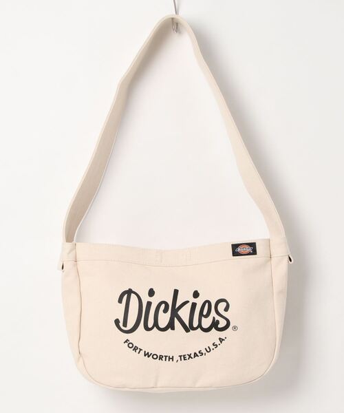 Dickies(ディッキーズ)の「【DICKIES】 NEWSPAPER BAG(ショルダーバッグ・レディース・ホワイト/オフホワイト/アイボリー・FREE)」の1枚目の写真