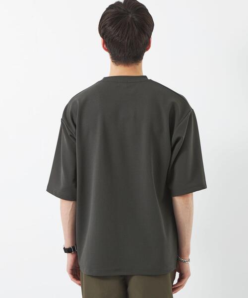 green label relaxing（グリーンレーベルリラクシング）の「アムンゼンツイル クルーネック Tシャツ（Tシャツ/カットソー・メンズ・ライトグレー/ライム/ダークグレー・M/S/XL/L）」の6枚目の写真