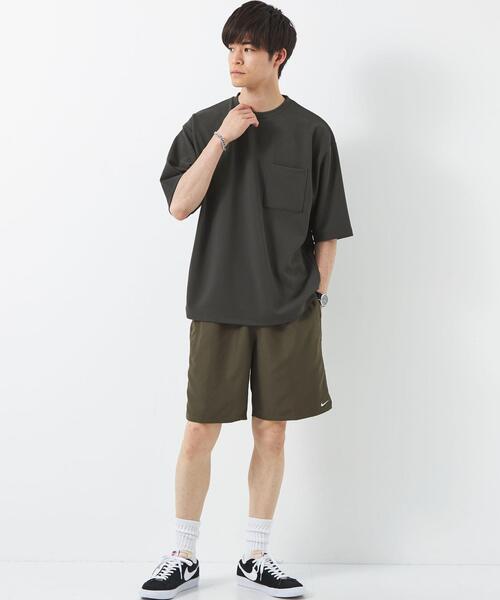 green label relaxing（グリーンレーベルリラクシング）の「アムンゼンツイル クルーネック Tシャツ（Tシャツ/カットソー・メンズ・ライトグレー/ライム/ダークグレー・M/S/XL/L）」の7枚目の写真