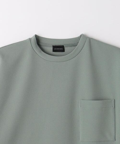 green label relaxing（グリーンレーベルリラクシング）の「アムンゼンツイル クルーネック Tシャツ（Tシャツ/カットソー・メンズ・ライトグレー/ライム/ダークグレー・M/S/XL/L）」の16枚目の写真