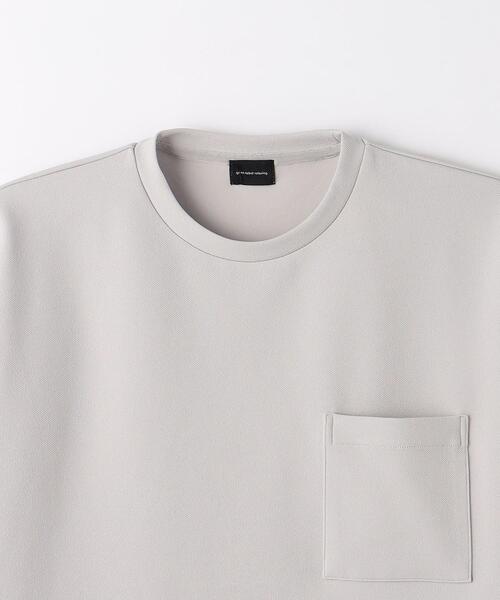 green label relaxing（グリーンレーベルリラクシング）の「アムンゼンツイル クルーネック Tシャツ（Tシャツ/カットソー・メンズ・ライトグレー/ライム/ダークグレー・M/S/XL/L）」の22枚目の写真