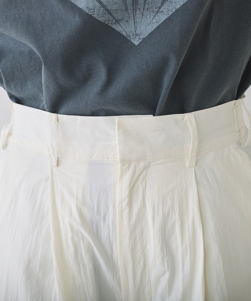 PUAL CE CIN(ピュアルセシン)の「【Du noir】ナイロングルカパラシュートパンツ(その他パンツ・レディース・ブラック/オフホワイト・FREE)」の17枚目の写真