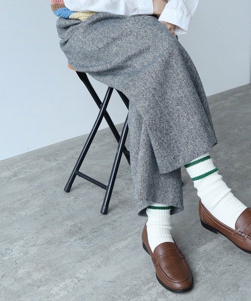 PAR ICI(パーリッシィ)の「BASIC ラインソックス(ソックス/靴下・レディース・レッド/ブルー/グリーン・FREE)」の8枚目の写真