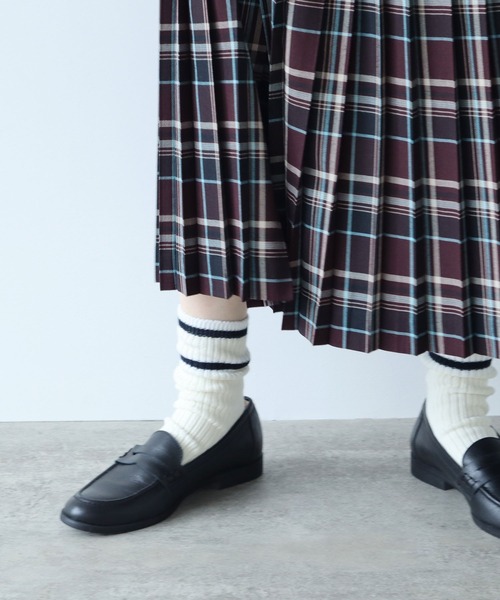 PAR ICI(パーリッシィ)の「BASIC ラインソックス(ソックス/靴下・レディース・レッド/ブルー/グリーン・FREE)」の15枚目の写真