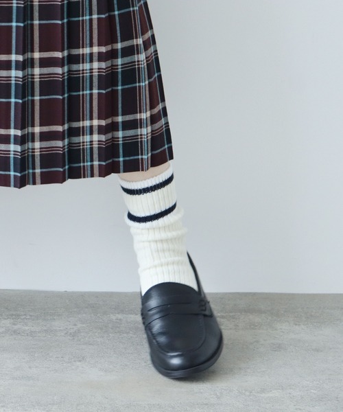 PAR ICI(パーリッシィ)の「BASIC ラインソックス(ソックス/靴下・レディース・レッド/ブルー/グリーン・FREE)」の19枚目の写真