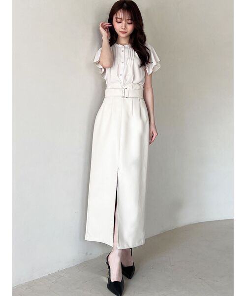 RESEXXY（リゼクシー）の「センタースリットタイトスカート（スカート・レディース・アイボリー/ブラック/ブルー・FREE）」の12枚目の写真