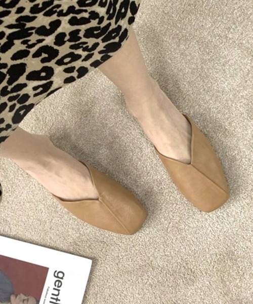 セール】レトロフラットミュール（パンプス）｜Amulet（アミュレット