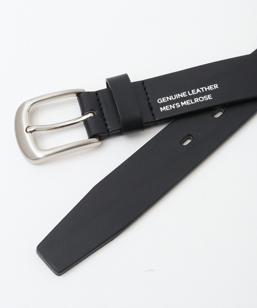 MEN'S MELROSE（メンズメルローズ）の「イタリアンレザーベルト（ベルト・メンズ・ブラウン/ブラック・9）」の3枚目の写真