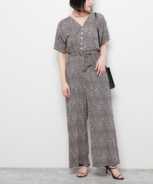 journal standard L'essage（ジャーナルスタンダードレサージュ）の「《追加2》【LUSANA / ルサーナ】jen jumpsuit：ジャンプスーツ（つなぎ/オールインワン）」