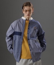 AVIREX | L-CRAZY PATTERN STRIPE SHIRT/クレイジーパターンストライプシャツ(シャツ/ブラウス)