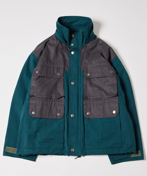 AIVER(アイバー)の「AIVER 配色ファブリックマウンテンパーカー(マウンテンパーカー・メンズ・ダークグリーン/アイボリー/ブラック・MEDIUM/SMALL/LARGE)」の17枚目の写真