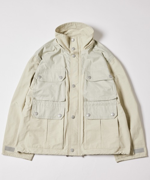 AIVER(アイバー)の「AIVER 配色ファブリックマウンテンパーカー(マウンテンパーカー・メンズ・ダークグリーン/アイボリー/ブラック・MEDIUM/SMALL/LARGE)」の15枚目の写真