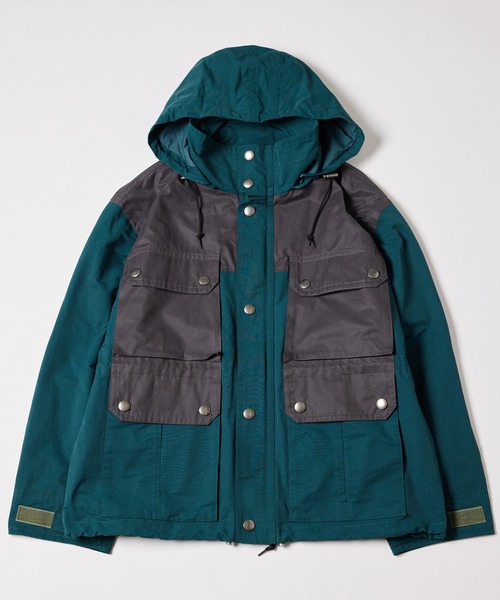 AIVER(アイバー)の「AIVER 配色ファブリックマウンテンパーカー(マウンテンパーカー・メンズ・ダークグリーン/アイボリー/ブラック・MEDIUM/SMALL/LARGE)」の16枚目の写真