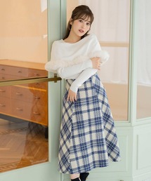 NOELA | ロービングチェック柄スカート(スカート)