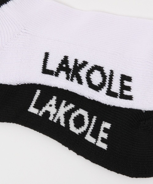 LAKOLE（ラコレ）の「カラーラインショートソックス / 970144（ソックス/靴下・メンズ・パープル/レッド/イエロー/グリーン/ワイン/イエロー系その他/スモーク/ライトグレー/オレンジ/カーキ・FREE）」の12枚目の写真