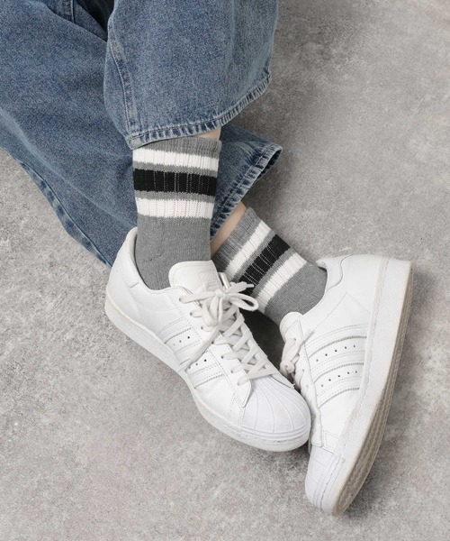 LAKOLE（ラコレ）の「カラーラインショートソックス / 970144（ソックス/靴下・メンズ・パープル/レッド/イエロー/グリーン/ワイン/イエロー系その他/スモーク/ライトグレー/オレンジ/カーキ・FREE）」の21枚目の写真