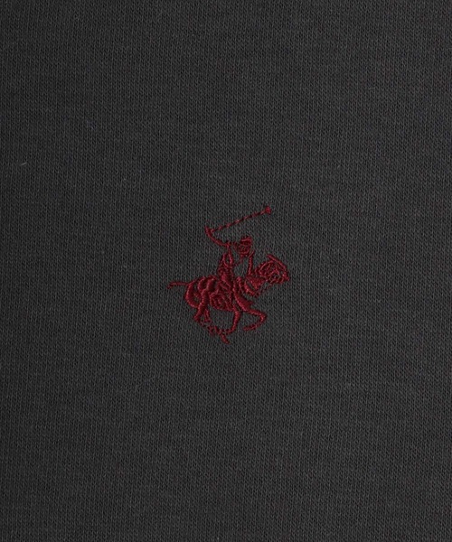 BEVERLY HILLS POLO CLUB(ビバリーヒルズポロクラブ)の「BEVERLY HILLS POLO CLUB ワンポイントロゴ刺繍 裏起毛 無地スウェットトップス レディース/トレーナープルオーバー(スウェット・レディース・スミクロ/アイボリー/グリーン/ブルー・M/L)」の21枚目の写真