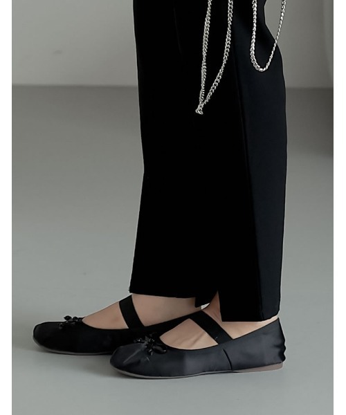 Re:EDIT（リエディ）の「スクエアトゥバレエシューズ（パンプス・レディース・シルバー/ベージュ/ブラック・SMALL/MEDIUM/X-LARGE/LARGE）」の6枚目の写真