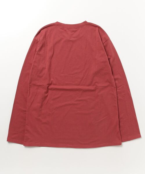 gossip!ロサンゼルス(ゴシップロサンゼルス)の「YUGA ルーズシルエット トップス(Tシャツ/カットソー・レディース・ブラック/オフホワイト/レッド/ブルーグレー/キャメル/ホワイト・FREE)」の7枚目の写真