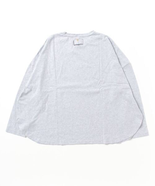 Emago(イマゴ)の「EMAGO ワイドプルオーバー(Tシャツ/カットソー・レディース・ブラウン/アイボリー/杢グレー/ブラック・FREE)」の5枚目の写真