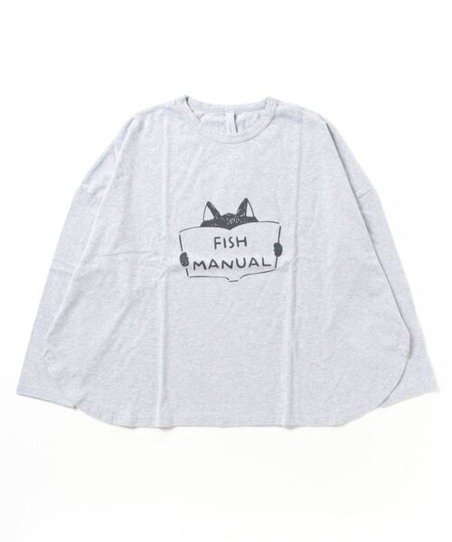 Emago(イマゴ)の「EMAGO ワイドプルオーバー(Tシャツ/カットソー・レディース・ブラウン/アイボリー/杢グレー/ブラック・FREE)」の15枚目の写真