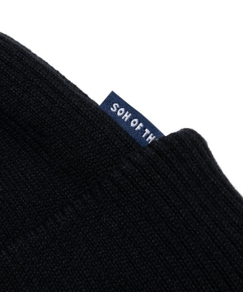 SON OF THE CHEESE（サノバチーズ）の「【SON OF THE CHEESE（サノバチーズ）】C100 Knit Cap（ニットキャップ/ビーニー・メンズ・ブラック・FREE）」の2枚目の写真