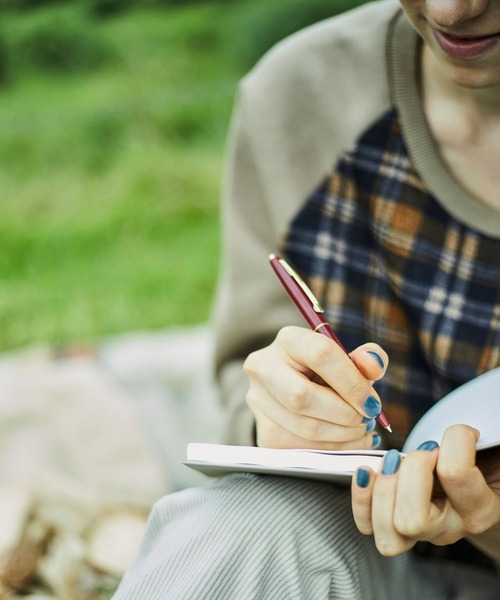studio CLIP（スタディオクリップ）の「【ART OF GARDEN (ATSURO TAYAMA) 】チェック柄プルオーバー（Tシャツ/カットソー・レディース・ベージュ/スモーク/ネイビー・FREE）」の14枚目の写真