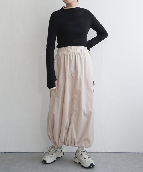 VENCEEXCHANGE（ヴァンスエクスチェンジ）の「コーデュロイミリタリースカート（スカート・レディース・ブラック/グリーン/ブラウン/オフホワイト・FREE）」の10枚目の写真