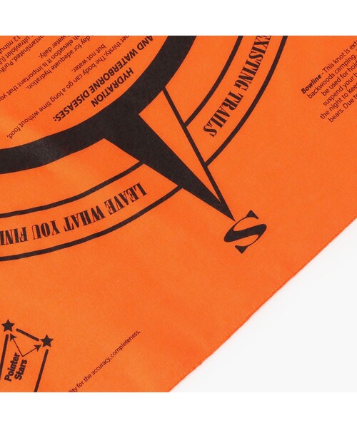 BRIEFING（ブリーフィング）の「SURVIVAL BANDANA（ゴルフグッズ・メンズ・オレンジ・FREE）」の4枚目の写真