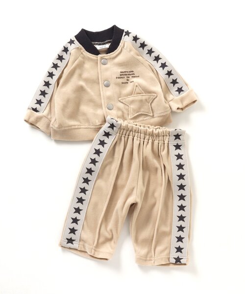 セール】サイドラインベロアセットアップ（セットアップ