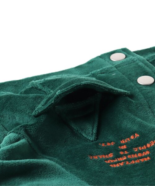 BREEZE（ブリーズ）の「サイドラインベロアセットアップ（セットアップ・キッズ・ダークグリーン/ベージュ・70/80）」の17枚目の写真