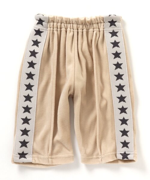 BREEZE（ブリーズ）の「サイドラインベロアセットアップ（セットアップ・キッズ・ダークグリーン/ベージュ・70/80）」の7枚目の写真