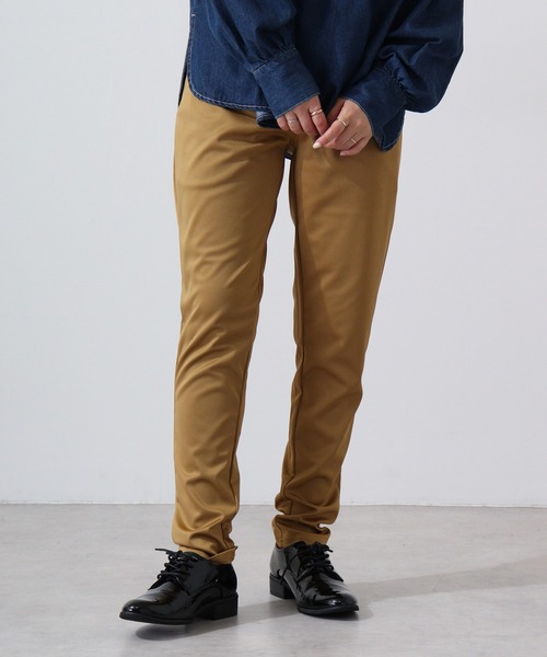 FUNALIVE（ファンアライブ）の「Stretch punch straight pants / ストレッチ ポンチストレートパンツ unisex（その他パンツ・メンズ・キャメル/ブラック/ネイビー/カーキ/杢グレー/チャコール・M/L/LL）」の6枚目の写真