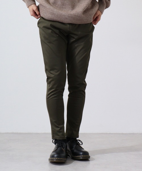 FUNALIVE（ファンアライブ）の「Stretch punch straight pants / ストレッチ ポンチストレートパンツ unisex（その他パンツ・メンズ・キャメル/ブラック/ネイビー/カーキ/杢グレー/チャコール・M/L/LL）」の4枚目の写真